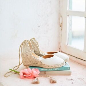 Sezane White Espadrilles